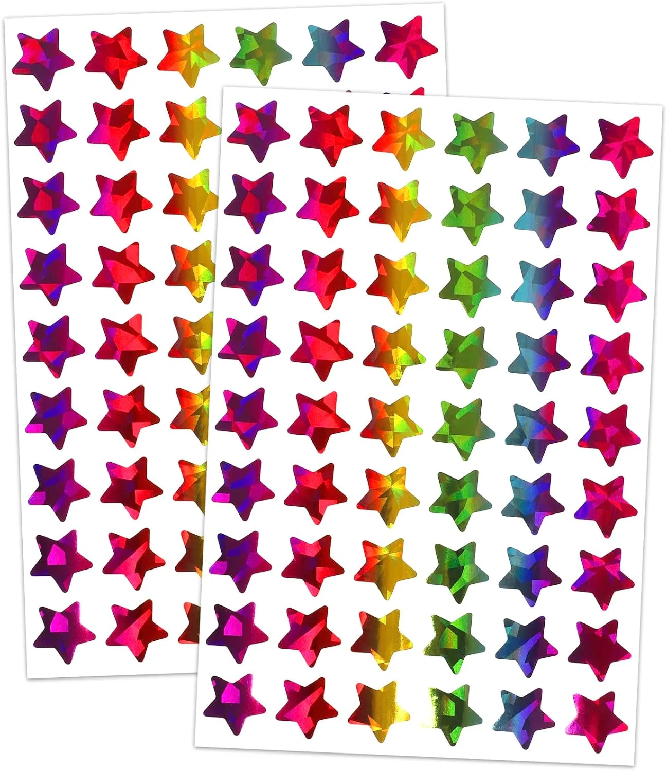 10/20/30pcs Star Stickers, Laser Shiny Sparkle Star Decal Stickers Colorful Incentive Reward Sticker Behavior Chart Sticker
