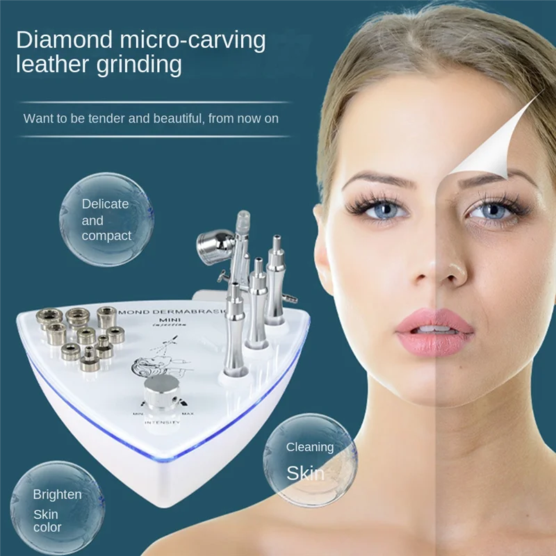 ABXH الماس جلدي تقشير الوجه اللوازم الطبية بخاخ الماء جهاز تجميل فراغ الوجه الجلد النظيف