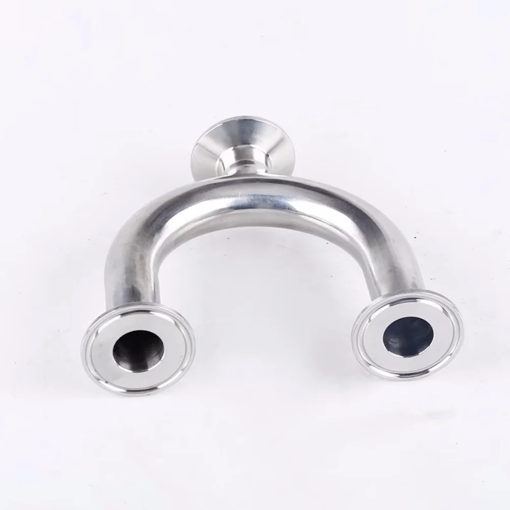 

Clamp 3"(Φ76mm) OD91mm Sanitary U-Type Triple-Clamp Tee SS304 Quick-Connect Fitting for Distillation/Food Grade