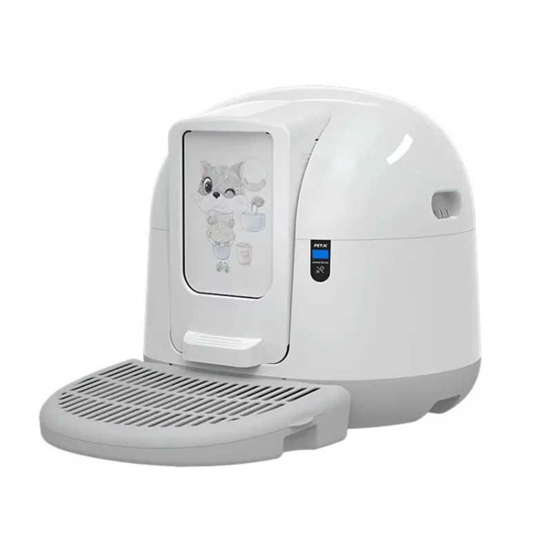Smart Self-Cleaning Automatic Fully Enclosed Cat Toilet Litter Box With Odor Removal