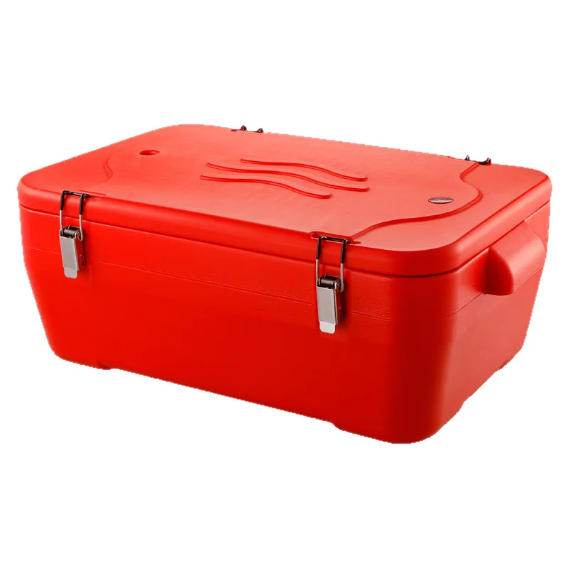 Stainless Steel Insulated Cooler Box-Durable Classic Design for Outdoor Picnic Party Use Seafood Storage Car Travel Thermal