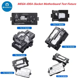 Qianli Mega-idea Phone X 11 12 13 14 15 16 Motherboard Fixture ISocket Jig Logic Board Fast Test Fixture Holder Repair Tools