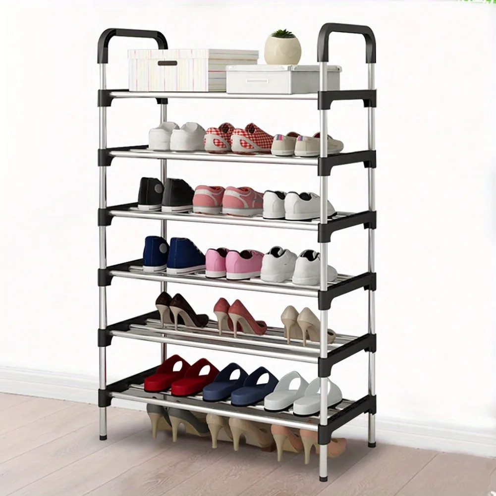 1 piece multi-layer shoe rack, sturdy shoe rack, multi-functional storage rack, living room entry bedroom dormitory accessories,