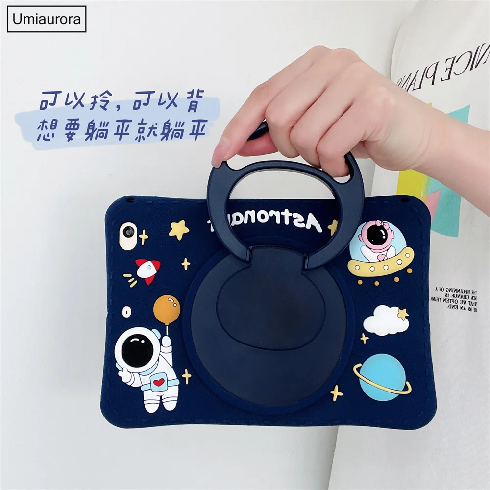 For Samsung Galaxy Tab A A8 10.5 SM-X200 SM-X205 T290 A7 Lite SM-T220 SM-T500 Silicone Tablet Case Kids Cartoon Shockproof Cover