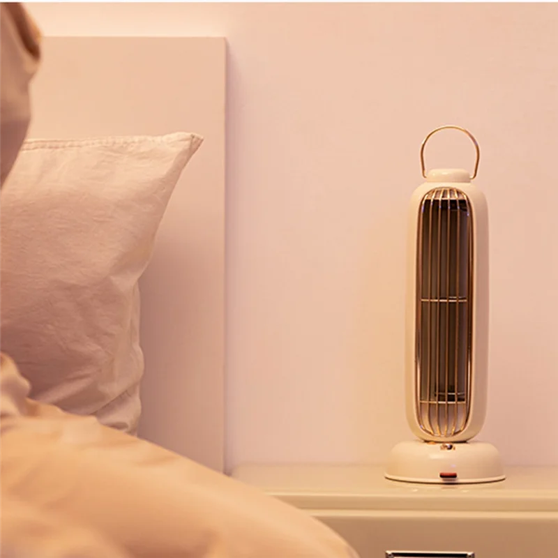 HIWS USB برج مروحة 3600MAh بطارية قابلة للشحن الروائح بلا أوراق برج مروحة المحمولة سطح المكتب مبرد الهواء للدراسة المنزلية-C