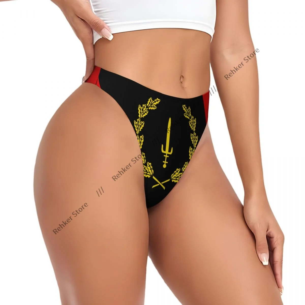 

Sexy G-string Thongs Women Panties Black American Heritage Flag Underwear Lingerie Tanga