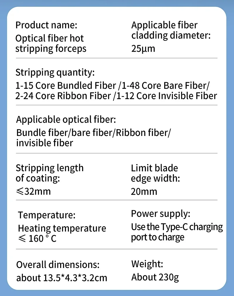 

Термостриппер для оптического волокна AUA-M9 - Горячие клещи для зачистки ленточного кабеля