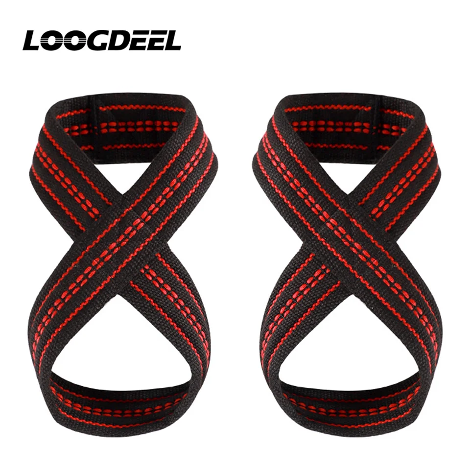 LOOGDEEL Weightlifting Wristband Gym Training Equipment Pull-Ups Dumbbells Single Pole Strength Training Shaping Fitness Tools