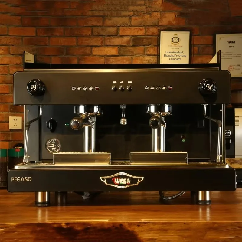SY-101 Italian Picasso Pegaso 2 Group Semi Automatic Electric Espresso Machine E61 Dual Boiler 3700W Tall Cup Cafe Shop