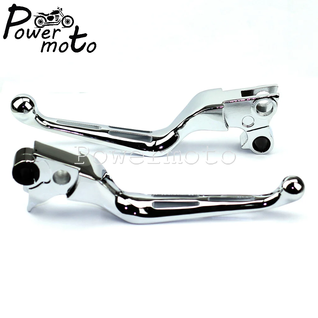 For Harley Touring Glide FLSTSB FLTR Road King 1996-2014 Chrome Motorcycle Brake Clutch Lever Hand Control Handbar Leverl Kit