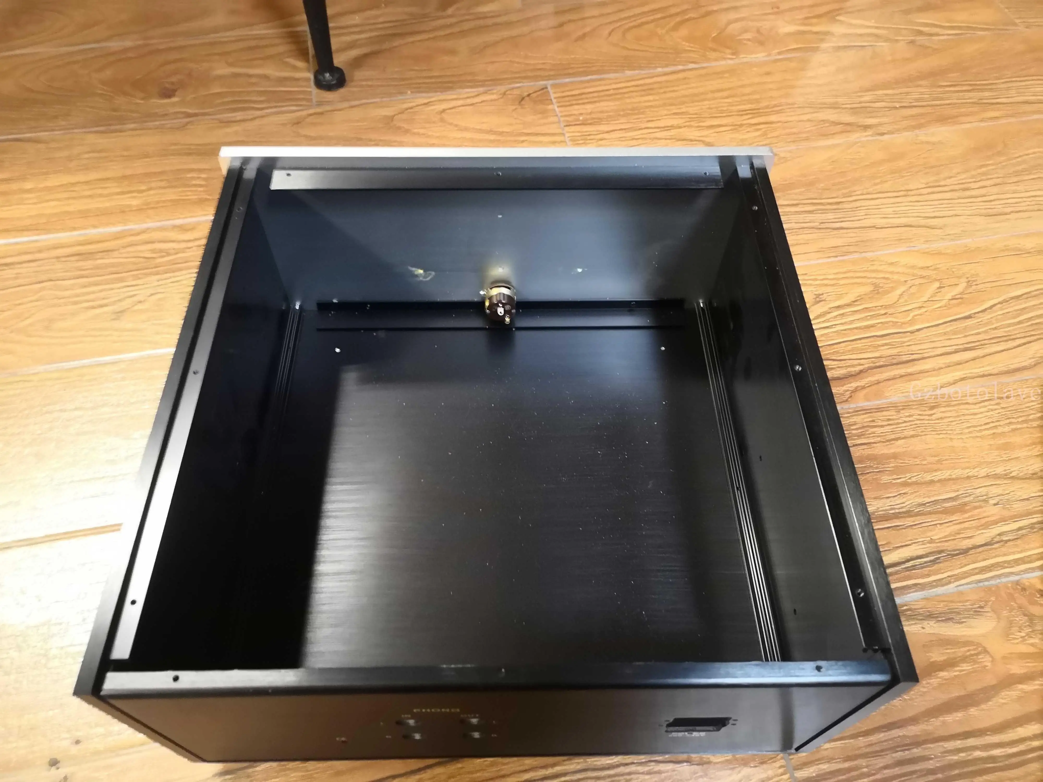 모든 알루미늄 포노 앰프 케이스, DIY 설치 섀시, W360 * H160 * D340mm, M7