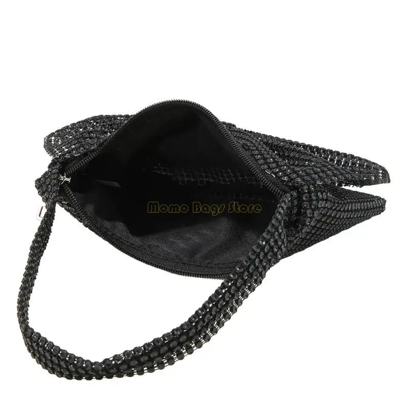 

X90D Womens Evening Clutch Bag Girls Mini Bag Bowknot Shoulder Bag for Party Wedding