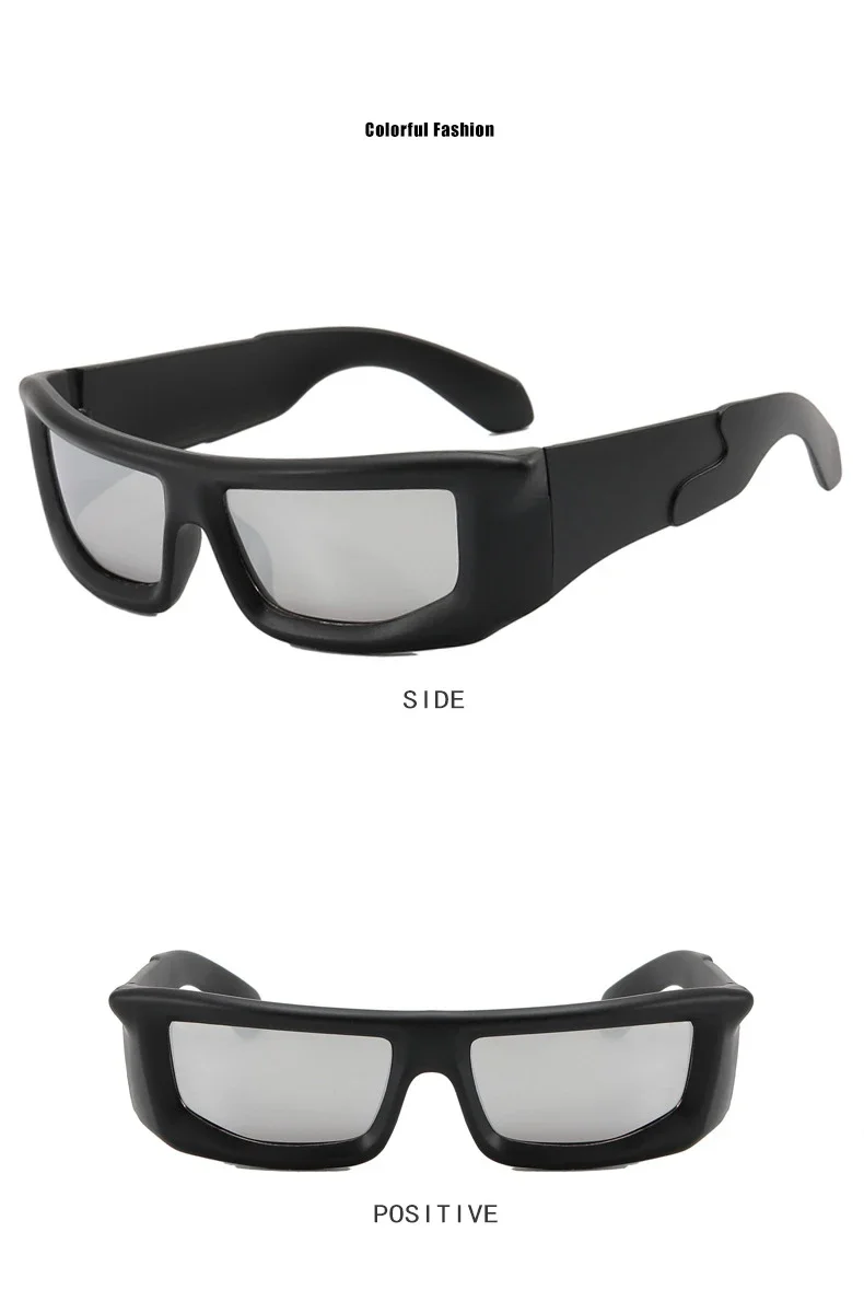 WINFUL Neue Y2k Wrap-Around Herren-Sonnenbrille mit Metallrand Outdoor-Sport Damen-Shades Trendiges Markendesign Vintage UV400 Brillen – Detail 10