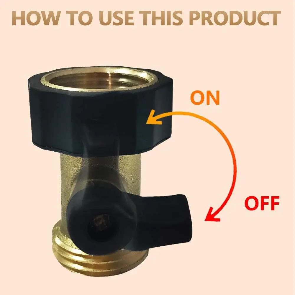 

Bronze American Single-port Ball Valve 3/4'' Thread Water Pipe Connection American Garden Straight-through Ball Valve Connection