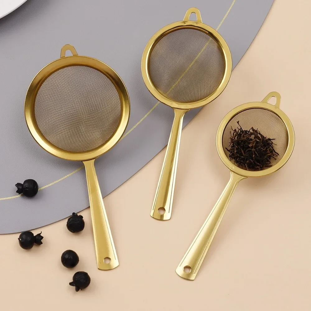 

New Stainless Steel Matcha Sifter Very Fine Mesh Rust-Proof Tea Strainer Easy to Clean Small Food Sifters for Kitchen Skimmer