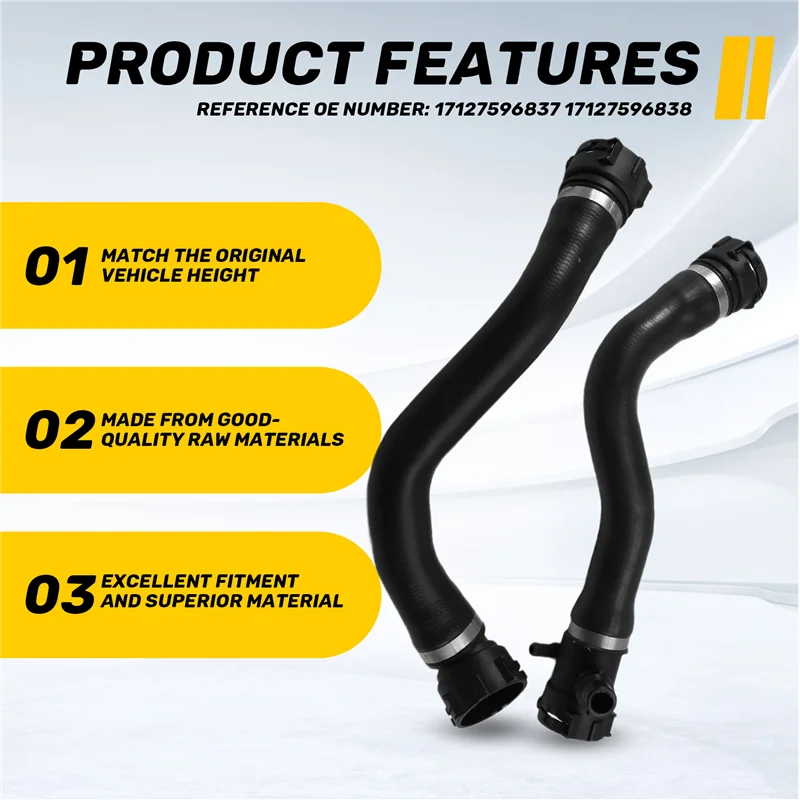 Refrigerador de óleo da mangueira refrigerante A20K-17127596837 17127596838 para o radiador para BMW F22 F23 228I 320I