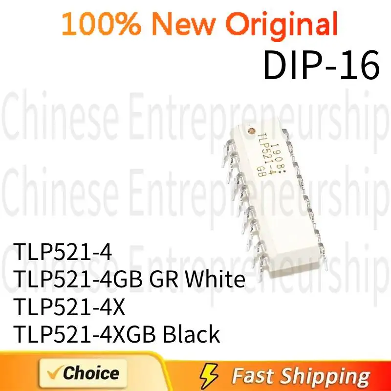 10 PCS DIP-16 TLP521-4 TLP521-4GB GR White TLP521-4X TLP521-4XGB Black DIP-16 Direct insertion optocoupler 100%Quality Original