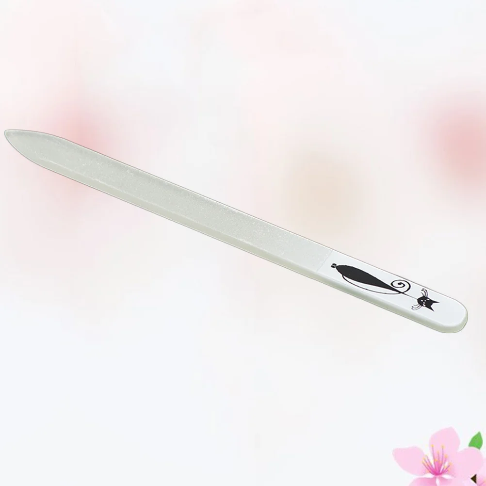 

1Pcs Crystal Glass Nail Files Random Color Nail Buffer Board for Manicure Shaping Smoothing Polish Removal Nails