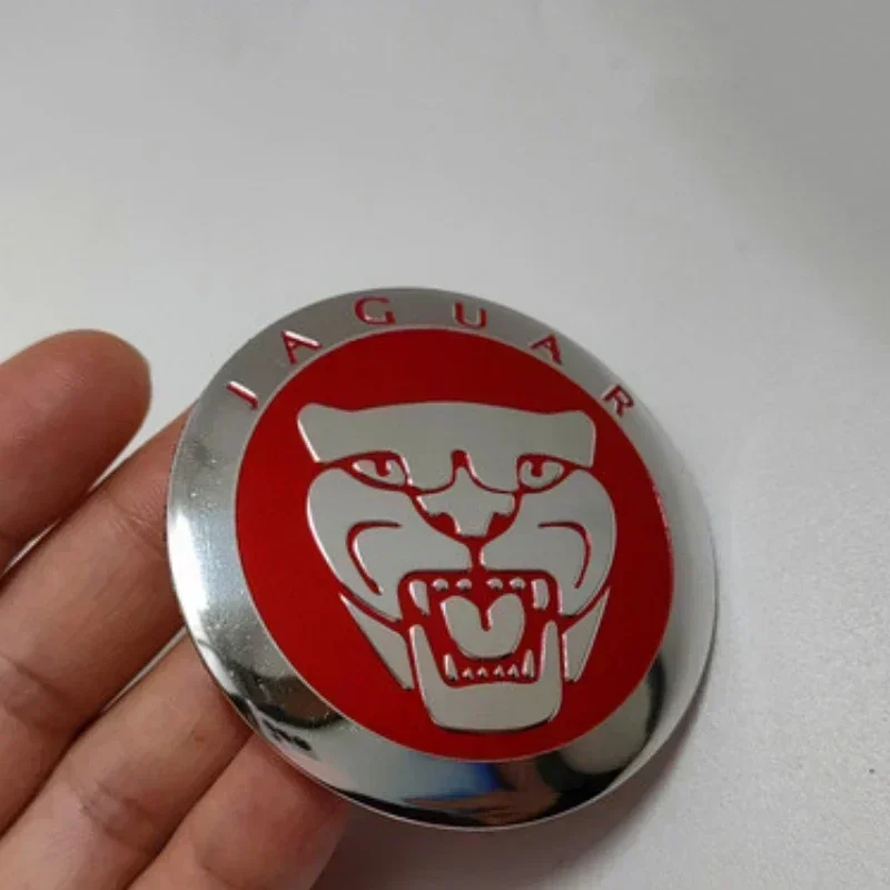 4 قطعة 60 مللي متر جنوط عجلات السيارة مركز Hupcaps ملصقات ل جاكوار XF XJ XE XK F-Type X-Type F-Pace I-Pace E-Pace XKR XFL XJS