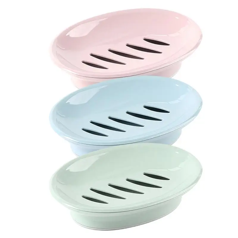 Soap Tray Soap Case Holder Integrated Drainage Design Bar Soap Holder Soap Box Soap Case Holder For Bathroom Kitchen supply