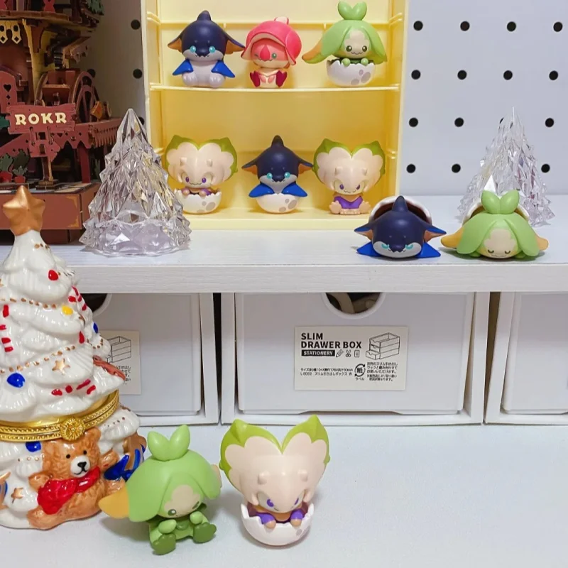 Genshin Impact Genuine Meloshen Series Nata Youlong Series Slim Series Mini Blind Bag Cute Grain Sitting Games Peripheral Toys