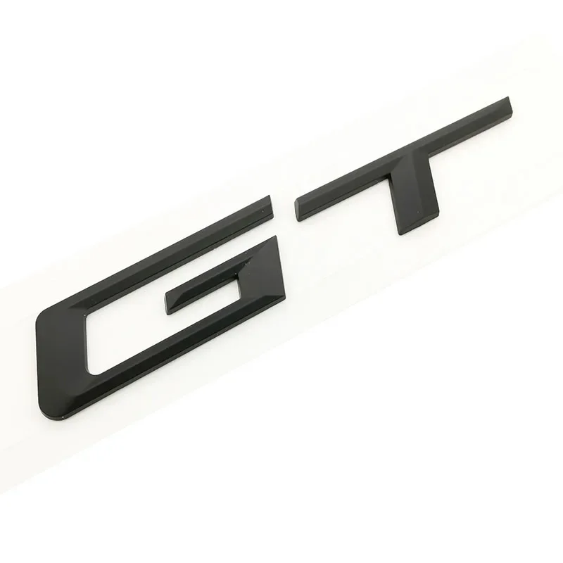 1 قطعة GT شعار الفضة سيارة شارة ملصق السيارات الجسم آل البلاستيك شعار مائي لسيارات BMW X1 X3 X5 X6 E83 F25 GT اكسسوارات السيارات التصميم