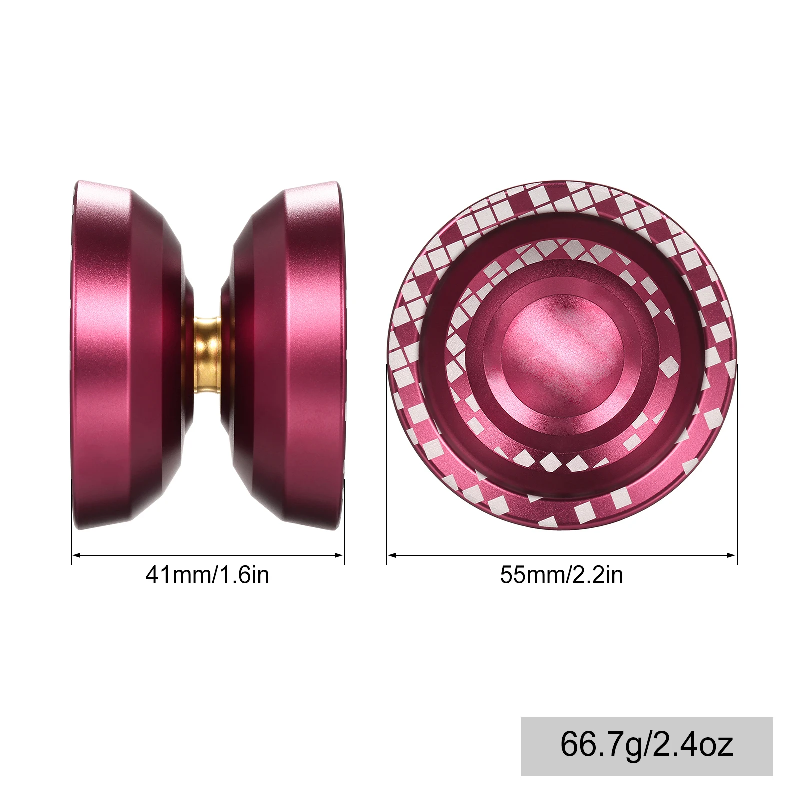 Yoyoball professionnel en alliage d'aluminium réactif avec roulement insensible débutants Yo Yo Ball Yo Yo Yo