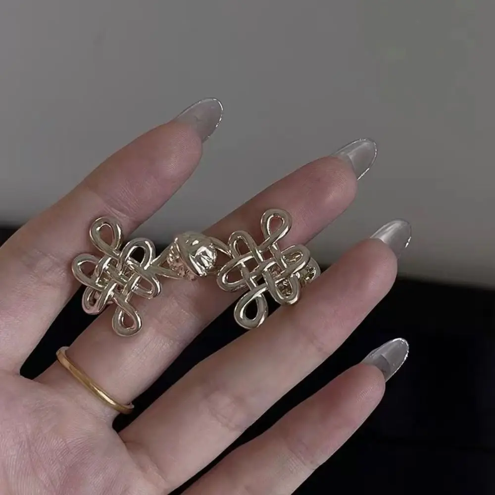 الصينية العقدة الصينية عقدة زر المشدود زر المشابك الخصر مشبك جان صالح تشديد أبازيم الذهب والفضة