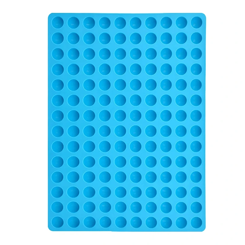 قالب الشوكولاتة 140-تجويف صغير مستدير من السيليكون قالب قطرات الشوكولاتة، قوالب حلوى حلوة شبه كرة قالب الخبز