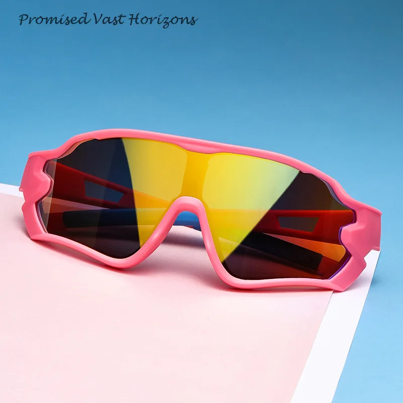 

New Outdoor Cycling Glasses Boy Girl Children's Sunglasses Full Frame Windproof Sports Glasses Bicycle Equipment Eyewear