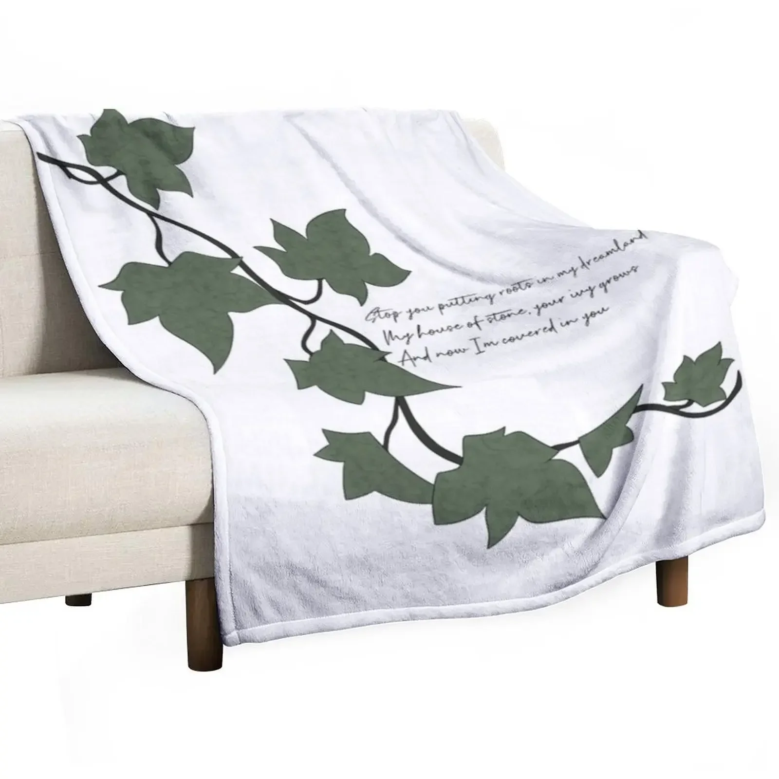 Evermore - Ivy Throw Blanket Bed For Sofa Thin Designers Thermals For Travel Blankets