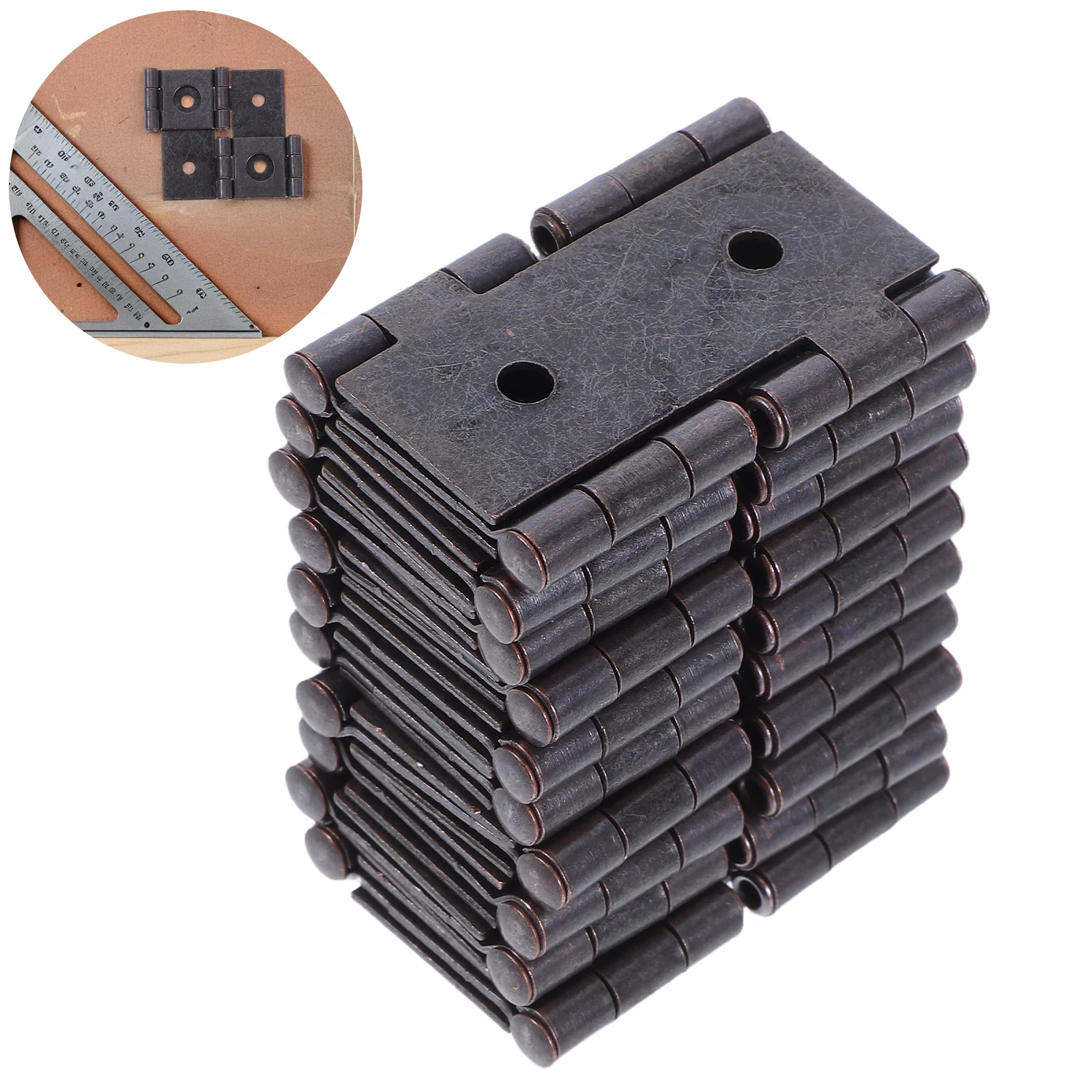 

10pcs Hinges Durable Iron Commercial Door Bathroom Cabinet Swing Heavy Duty Cafe Fold Wardrobe Bookshelf niture Hardware