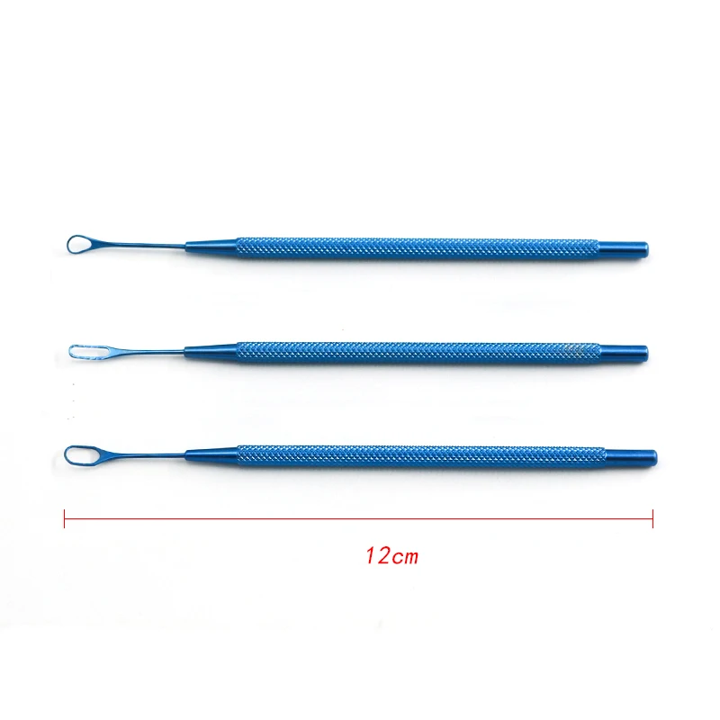 Ophthalmic Microinstruments Crystal Wire Ring Irrigation Rod Snare Round Spoon 3*8 5*7 Chicken Core Wire Ring