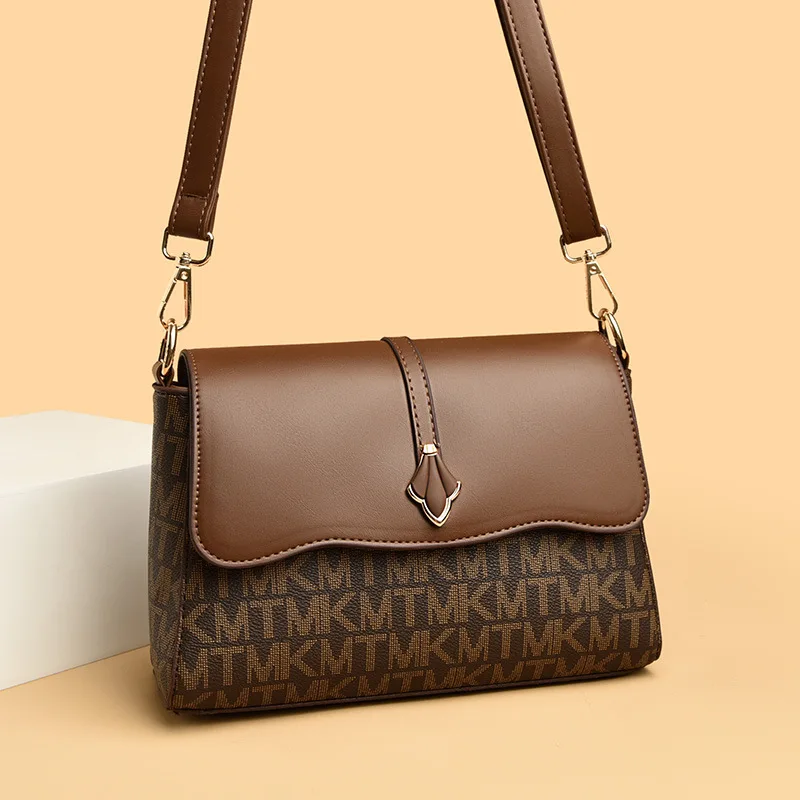 

Модная маленькая квадратная сумка - легкая роскошная изысканная печать, благородная женская сумка через плечо подмышками