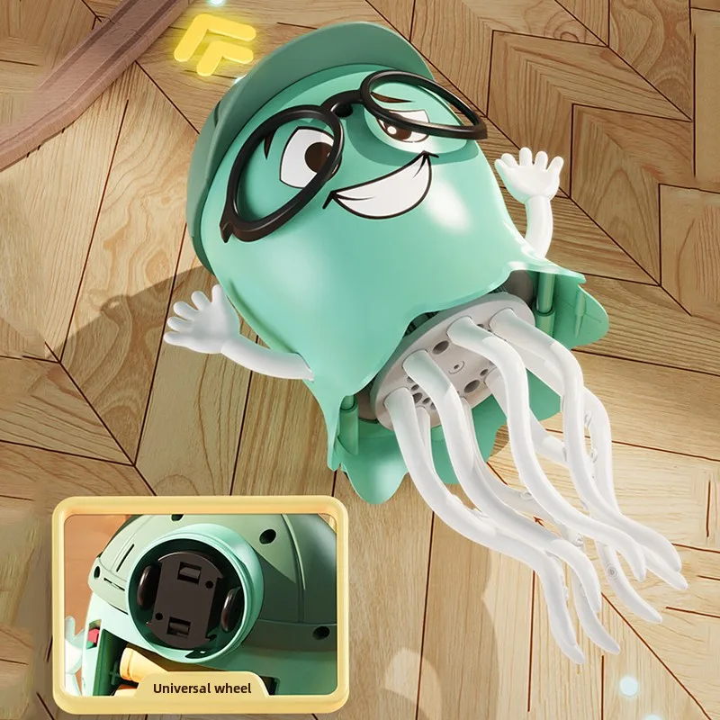 Dansende Octopu Kid Elektronisch huisdierspeelgoed Cartoon Interactieve ontwikkeling Bewegend onderwijs Peuterspeelgoed Cadeau Creatief kerstcadeau