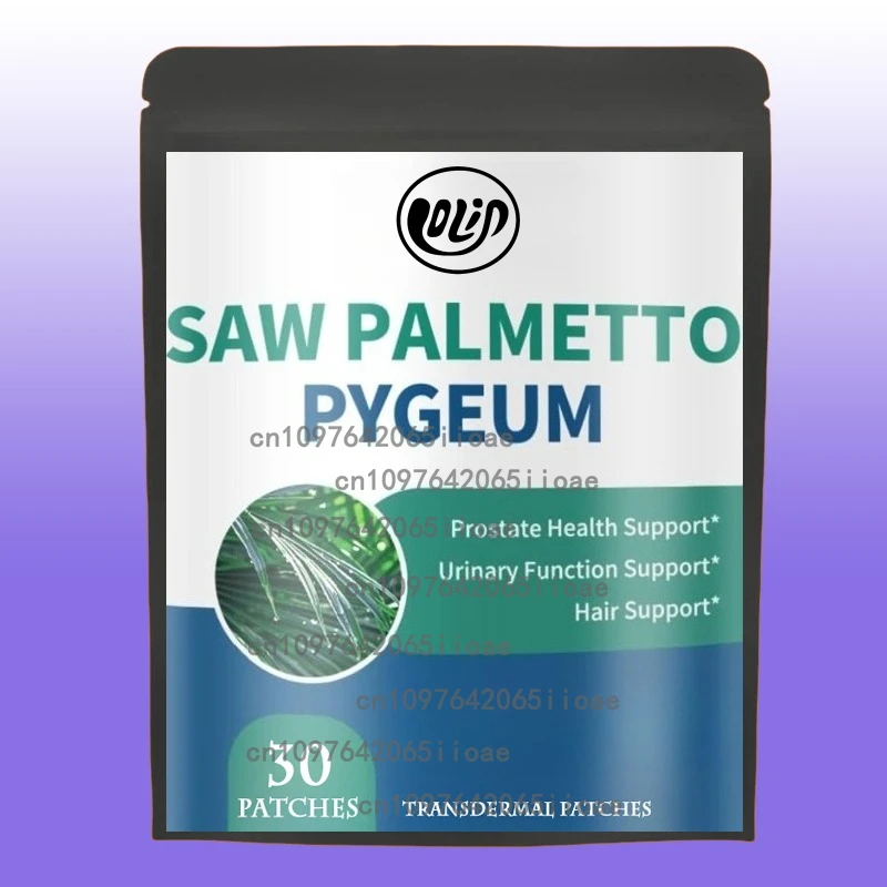

Saw Palmetto Transdermal Patches Hair Growth Energy - 30 Patches One Month Supply