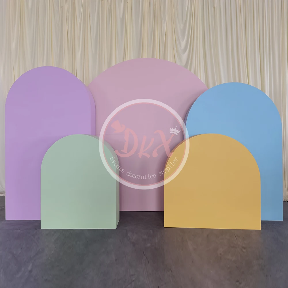 Minimalist Colorful Popular Pvc Birthday Party Backdrop For Wedding Events