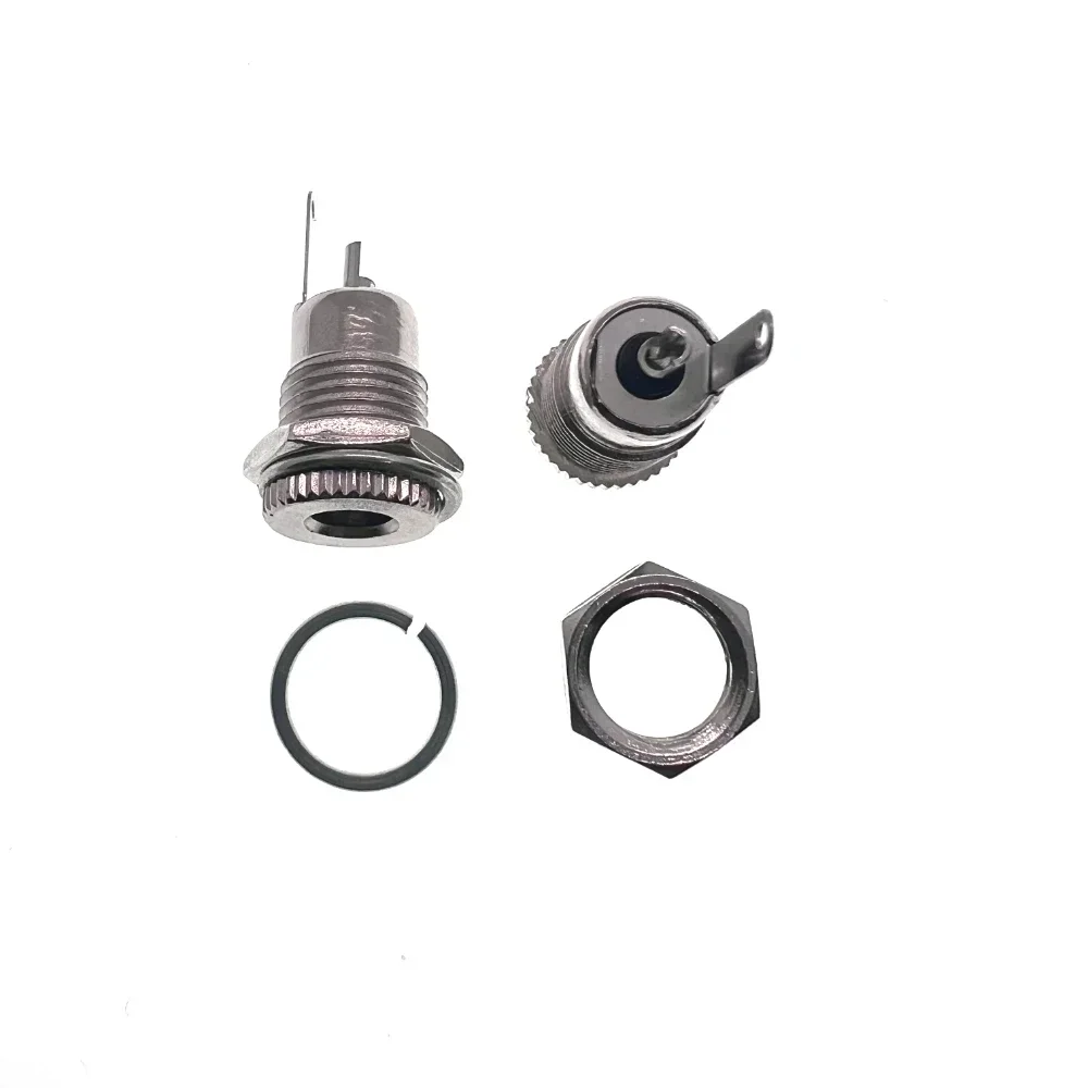 100pcs AQJG DC-099 5.5x2.1/2.5mm 10A 30V Female Power Jack Panel Mount Socket Connector