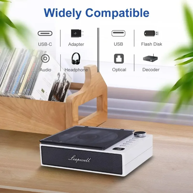 H230 CD Player Retro Album Player Wall Mounted Bluetooth Stereo Gift Channel Portable Fetal Teaching Machine To Learn A Foreign