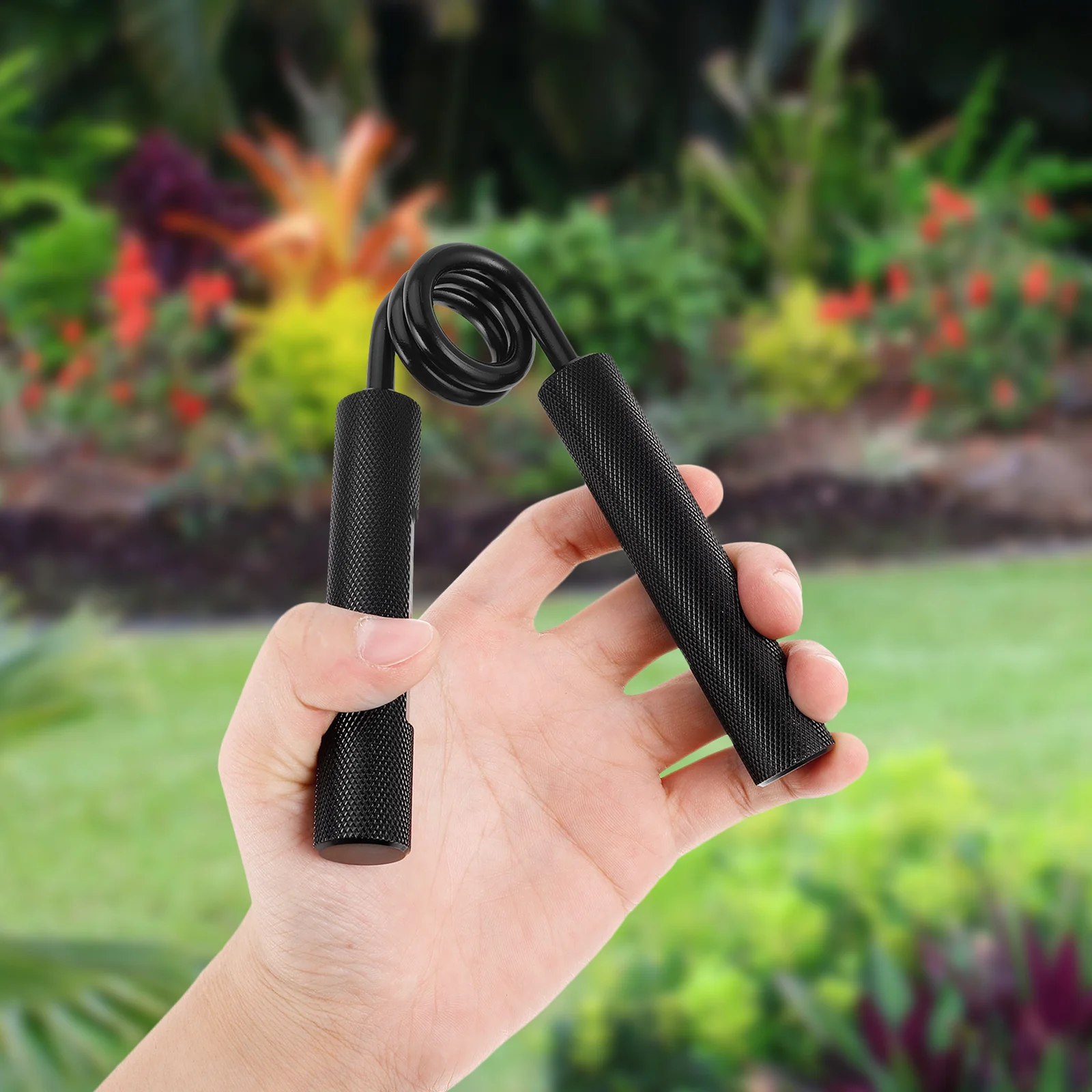 

Metal Hand Grip Strengthener for Adults Resistance Hand Exerciser for Strength Building Rehabilitation Portable