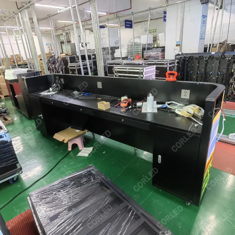 IP65 Waterproof 5-Year Warranty Custom Logo Metal LED DJ Booth Table Durable Panel for Nightclub Bar Party Stage Equipment view 2