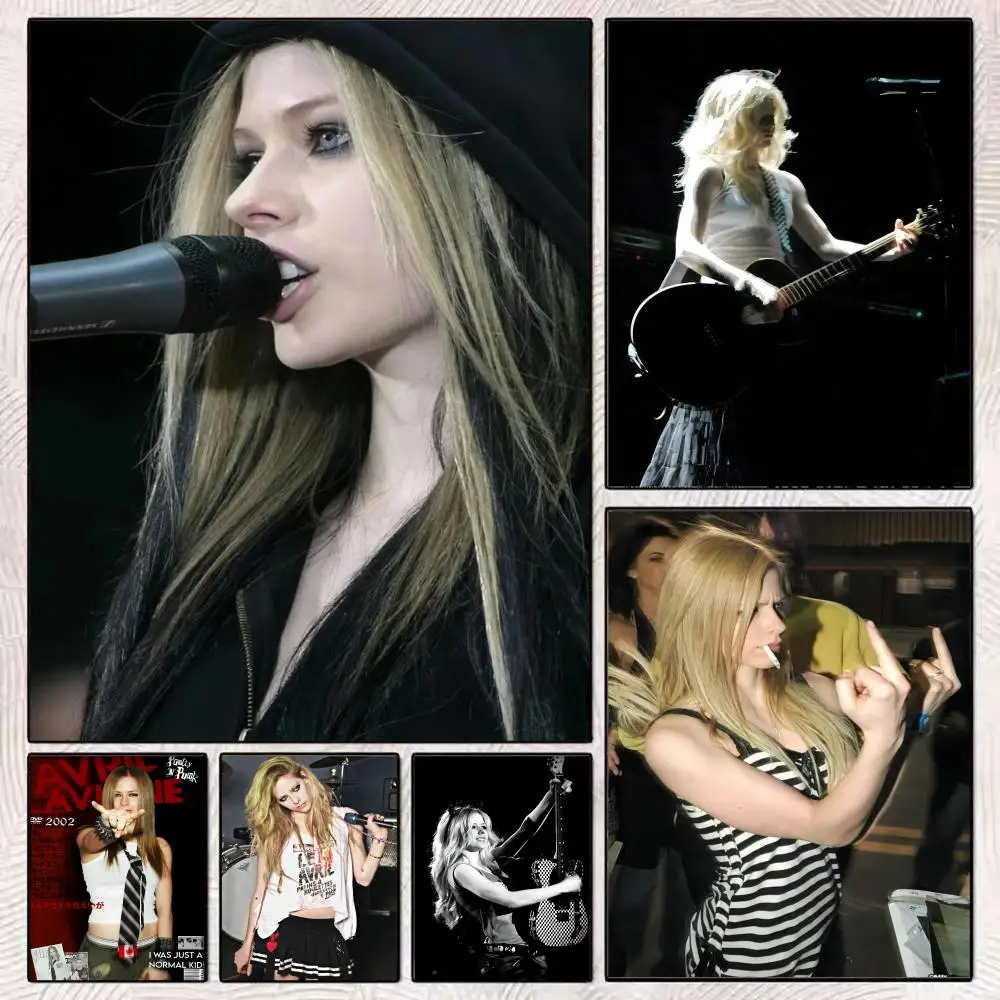 

Singer A-Avril R-Ramona Poster HD Art Mural Wallart Poster for Home Room Decoration DIY Vintage Print Decor