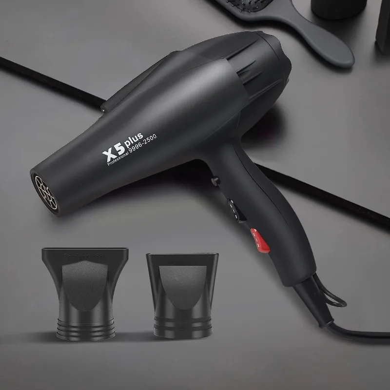 X5/X6 Plus New Negative Ion Hair Dryer 2400W High Power Strong Wind Speed Drier Home Electric Hair Dryer Gift Box Packaging