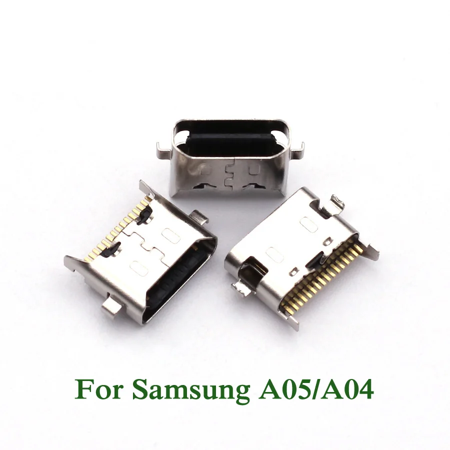 10 قطعة USB شحن ميناء موصل لسامسونج A04 A04S A14 A23 A33 A24 A34 A54 A53 5G A05 A05S A15 A25 A35 A55 A13 4G