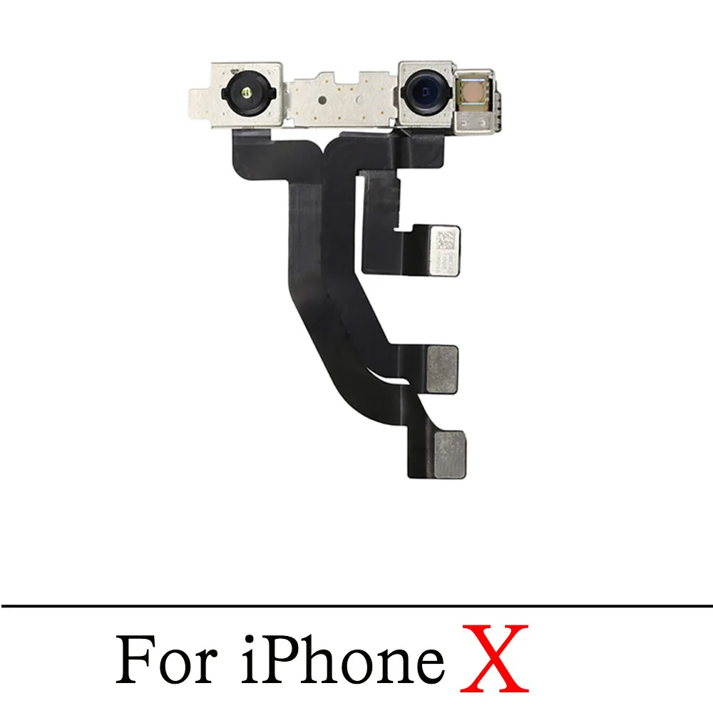 Front Camera  For iPhone X XR Xs Max Face Camera With Proximity Sensor Flex No Face ID Phone Parts Replacement image 3