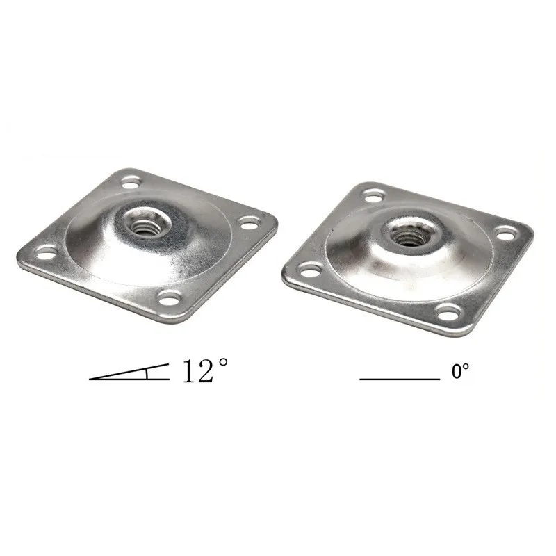 

Плоские металлические ножки, угловой кронштейн для крепления стульев, мягкая подставка для стола с болтом крепления M8, мебельная фурнитура, 50 шт., H77851