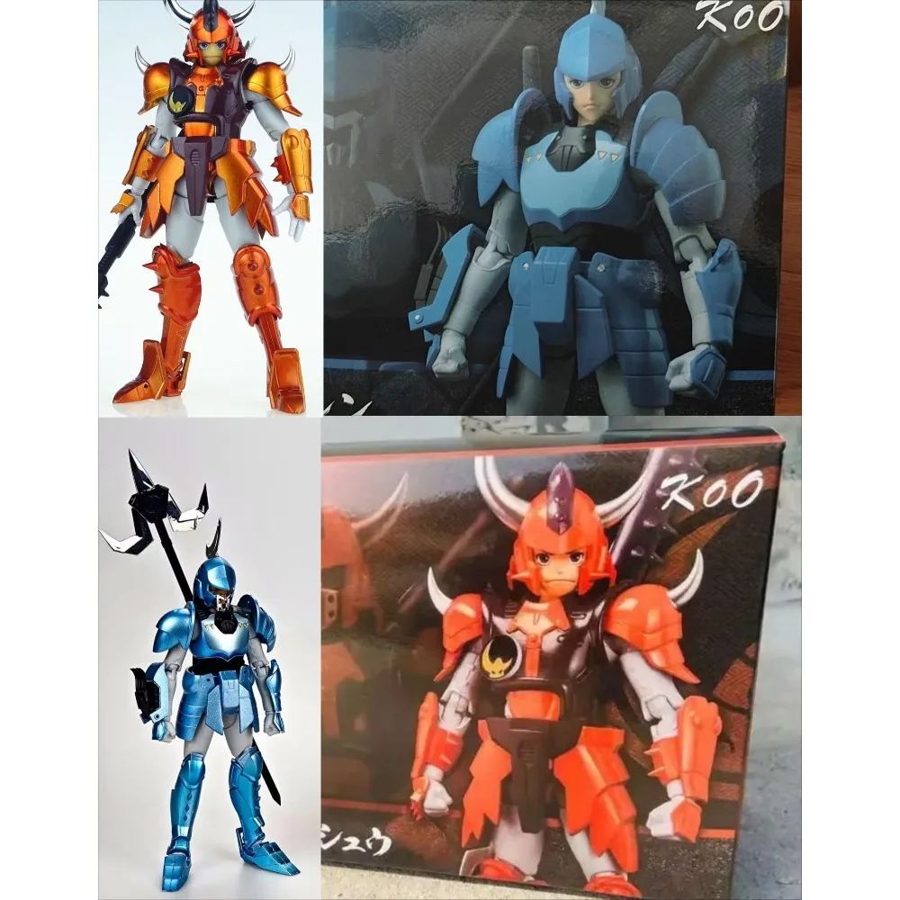 

In Stock Koo Yoroiden Samurai Troopers Ronin Warriors Shin Mouri&Kento Double Armors Action Figure