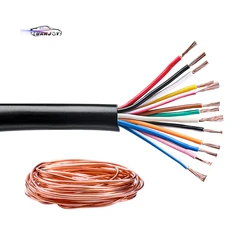 Yuanjoy Cable For Trailer Bus 5/7/13 Core Cable 5/2 M Black Bold Electric Wire For Cars Lorries Accessories