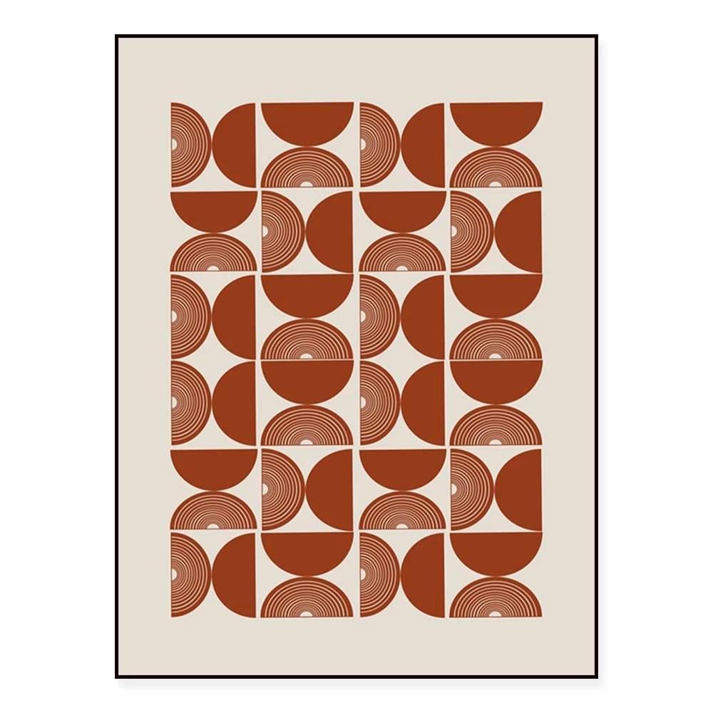 Bauhaus I Mounted Poster - Abstract Wall Art - Boho Wall Art - Minimalist Poster