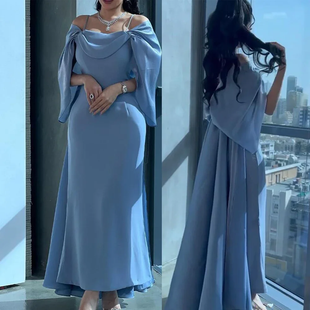 

Customized Evening Dresses Backless Sexy Square Neck Mermaid Prom Dress Off Shoulder High Quality Occasion Party Gown for Women
